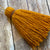 Wool tassel for archery Gold