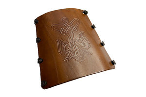 Arm Guard leather handmade Celtic Bloom