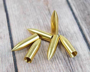 Arrow bullet points brass screw fit