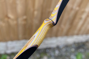 Falco Flatbow Legend Yellow Colourwood 27lb@28