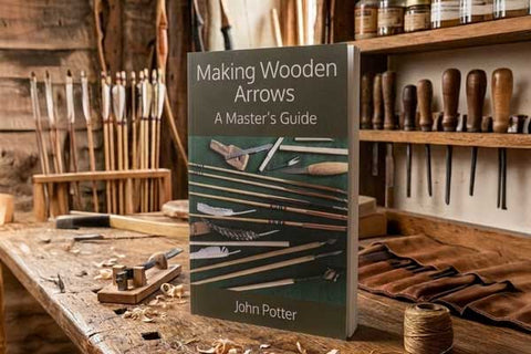 Making wooden arrows by John Potter