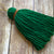 Wool tassel for archery Green