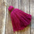 Wool tassel for archery Pink