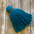 Wool tassel for archery Teal