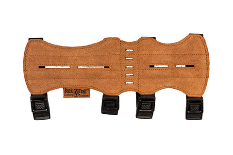 Arm Guard long kids Suede Honey Brown