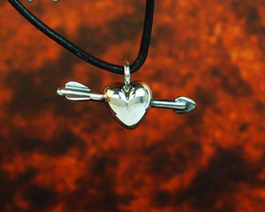 Archers Equipment - Archers Jewellery Heart And Arrow Pendant