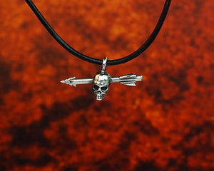 Archers Equipment - Archers Jewellery Skull Arrow Pendant