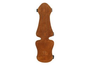 Archers Equipment - Arm Guard Long Kids Suede Honey Brown