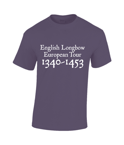 Archers Equipment - English Longbow European Tour T Shirt