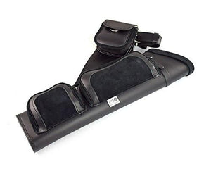 Archers Equipment - Gompy Elite Leather Side Quiver Black