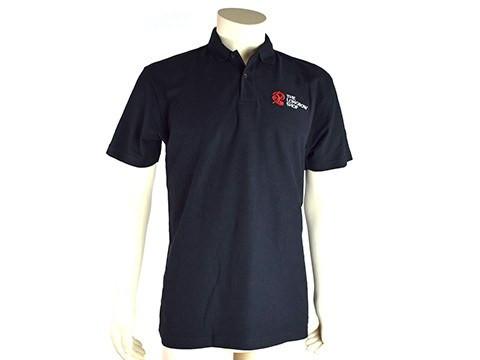 Archers Equipment - New Black Polo Shirt With Red White Logo